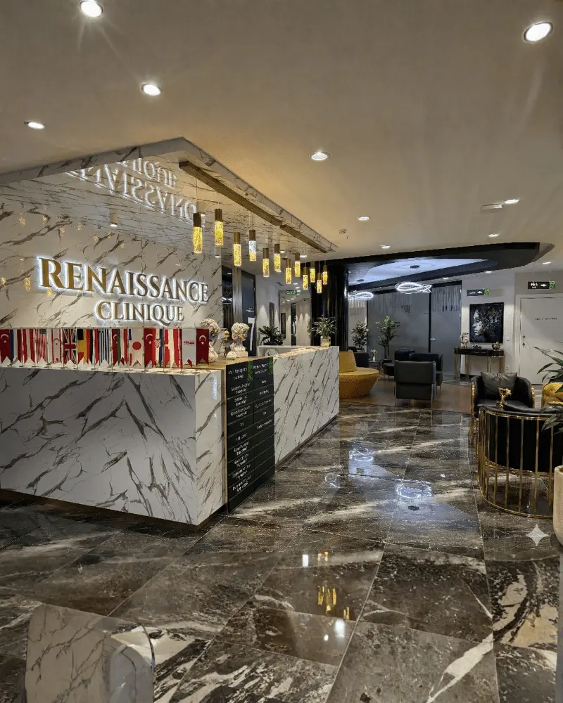 Réception luxueuse de Renaissance Clinique à Istanbul